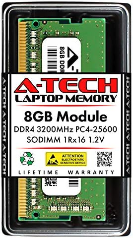 החלפת זיכרון RAM של A-Tech 8GB עבור Dell AB371023 | DDR4 3200MHz PC4-25600 1RX16 1.2V מודול זיכרון 260